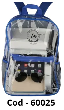 MOCHILA TRANSPARENTE