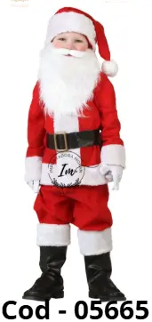 TRAJE SANTA DE NIÑO - NAVIDEÑO