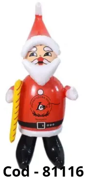MUÑECO INFLABLE NAVIDEÑO 80CM