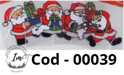 STICKER NAVIDEÑO /Docena