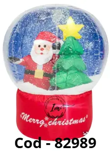 INFLABLE NAVIDEÑO BOLA NEVADA