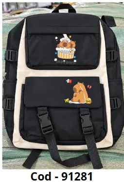 MOCHILA CAPIBARA 5PCS