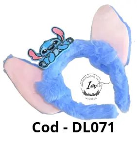 DIADEMA DE STITCH AFELPADA