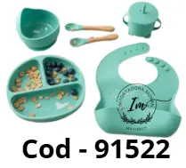 PLATOS DE SILICON PARA BEBE