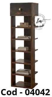 ZAPATERA DE MADERA CAFÉ