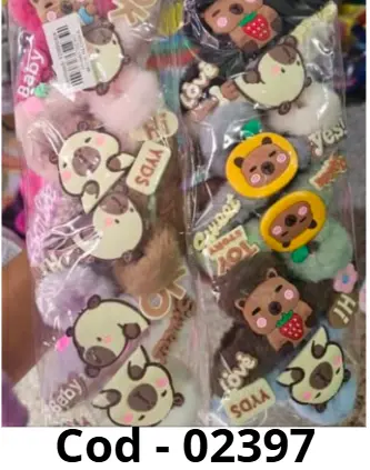GANCHO PARA CABELLO CAPIBARA docena