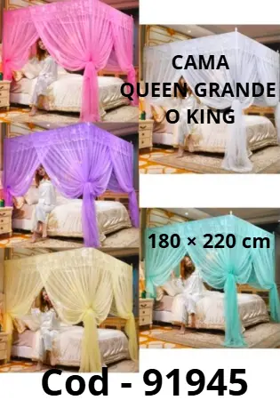 MOSQUITERO 180X220 -QUEEN GRANDE O KING