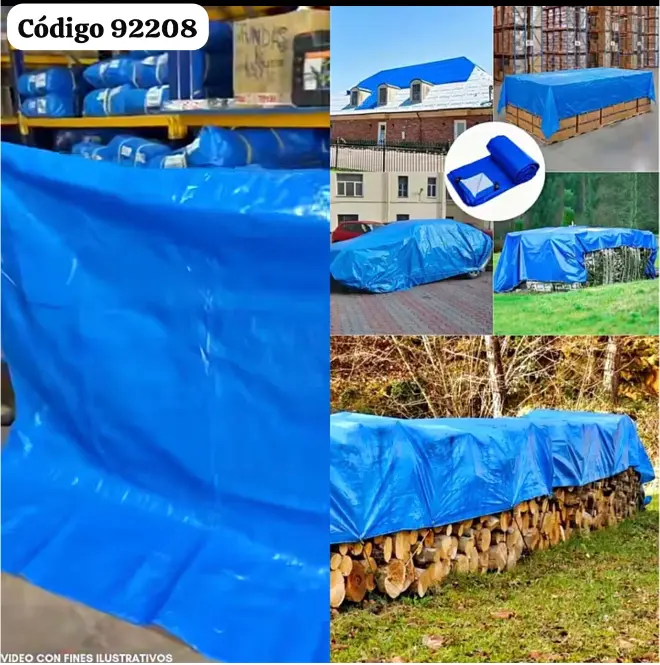 LONA AZUL 3x3mts