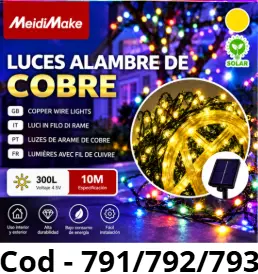 LUZ ALAMBRE 300L (10mts)