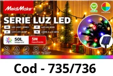 LUZ LED NAVIDEÑA 735,736