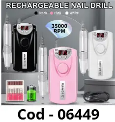 DRILL PARA UÑAS RECARGABLE