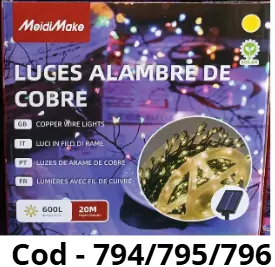 LUZ ALAMBRE 600L (20mts)