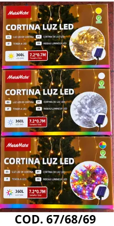 CORTINA LUZ NAVIDEÑA 360L (7.2x0.7mts)