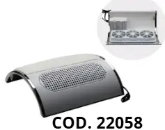 EXTRACTOR DE POLVO CON ALMOHADILLA