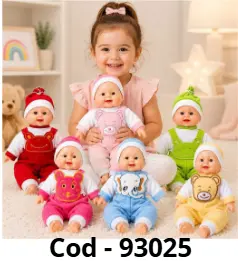 MUÑECOS BEBE PELON 50Cm 