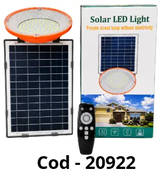LAMPARA SOLAR C/CONTROL REMOTO