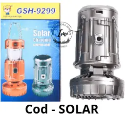 [20274] LAMPARA SOLAR CON VENTILADOR