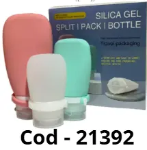 [21392] BOTES DE VIAJE SILICONA