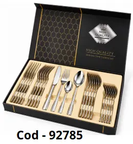 [92785] SET DE CUBIERTOS-ACERO INOXIDABLE